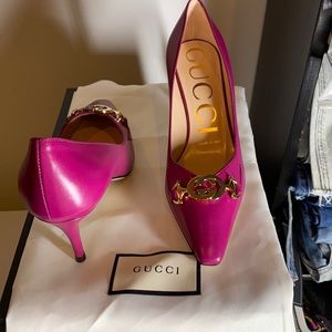 Gucci Zumi FUSCIA Leather pump size 36